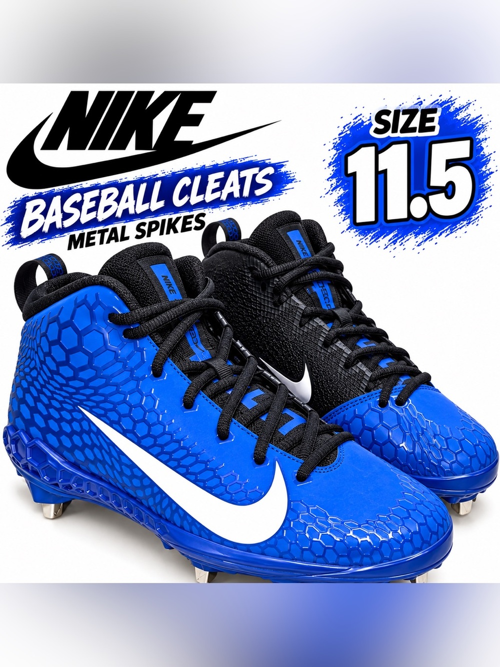 🔥 Nike Metal Baseball Cleats — NEW — Men’s 11.5